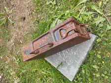 Caisse fer allemande WW2 secteur caen Bleu LW