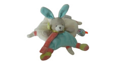 Doudou lapin plat Tatoo DC3389 CN Doudou et Compagnie