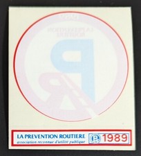 181 - AUTOCOLLANT PRÉVENTION