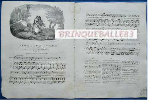 1823 harpe chant piano - 1823,