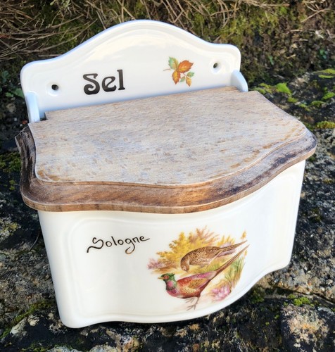 Ancien pot sel - pot, à