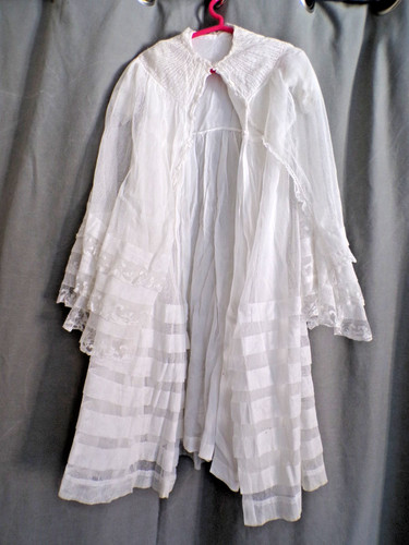 Linge ancien robe - de, bapteme
