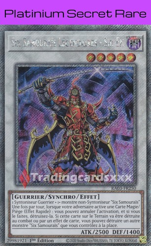 Six samouraïs - yu-gi-oh!,