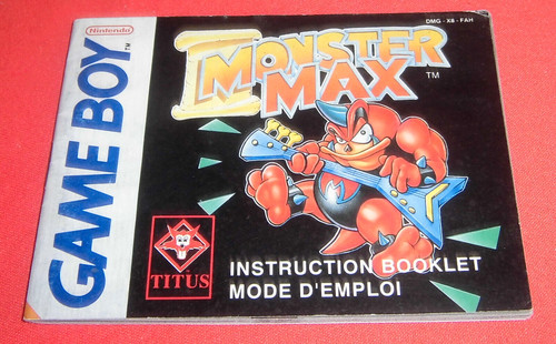 Notice game boy monster - notice,