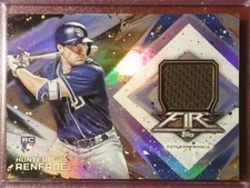 2017 Topps Fire HUNTER RENFROE Rookie Jersey Relic Purple 34/50