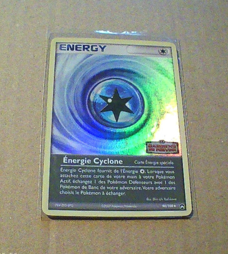 Carte pokémon 2007 energie - vf,