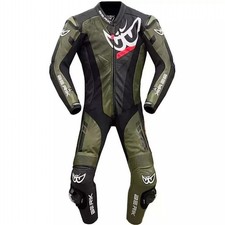 COSTUME MOTO CUIR BERIK TENSE
