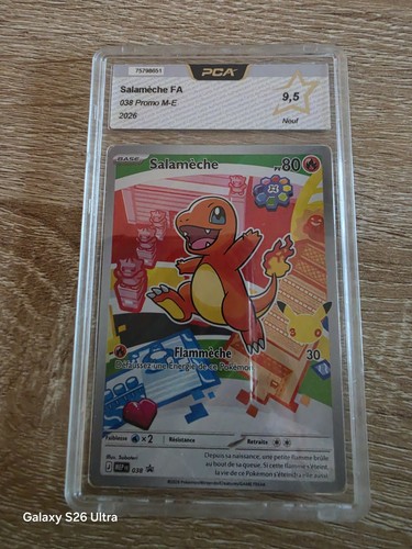 Carte pokemon salamèche - salamèche, fa