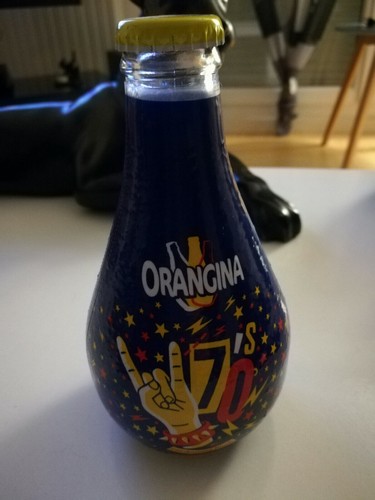 Bouteille orangina pleine - bouteille, d'orangina