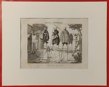 Gravure: XIXéme  Habitants