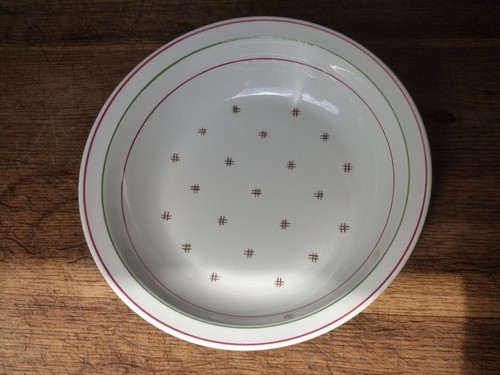 Grand plat creux - creux, décor