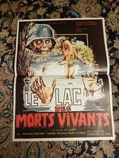 Affiche 1981 LE LAC DES MORTS VIVANTS 40x60 Jean ROLLIN / Illust. BELINSKY