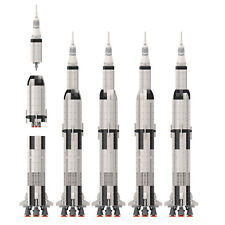 Micro Saturn V Space Rocket 1:220 Scale 555 pièces pour les 7 ans et plus