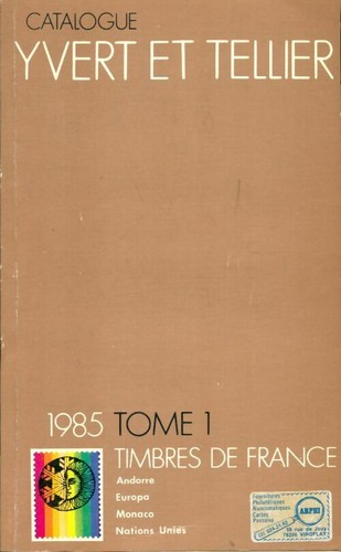 Catalogue yvert tellier - catalogue, et
