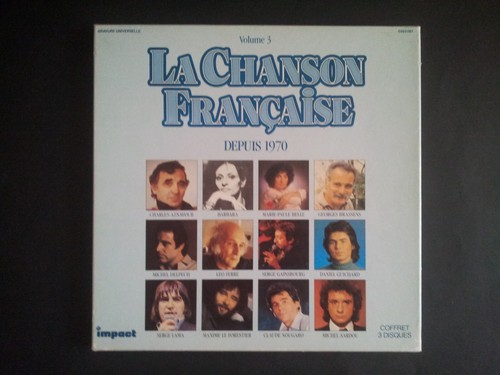 Chanson francaise volume 3 - chanson,