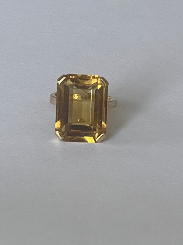 7069 bague vintage jaune - vintage,