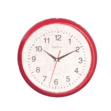 Horloge Murale Rouge Miniature 1:12 Accessoire De Cuisine Moderne