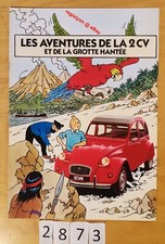 CITROEN 2CV 6 SPECIAL/ CHARLESTON Prospectus Fr 8 pages 7/1988 Tintin Hergé