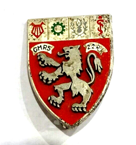 Insigne militaire gmr 22 - insigne,