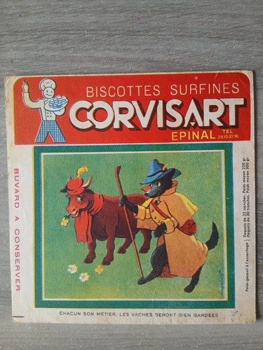 Buvard biscottes corvisart - buvard,
