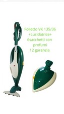 Folletto VK135 Kit Complet Marbre Parquet Lustreuse Coeur + Tuyau Kit Gratuit