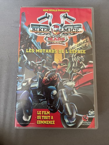 Vhs rare biker mice - biker, from