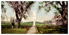 Louisiana, New Orleans, Chalmette, Battle Monument  Tirage vintage print, phot