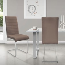 Lot de 2 chaises pied luge