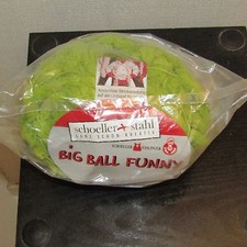 Très Grosse pelote de laine polyester pompon 200g vert clair ( 80 Mètre !! )