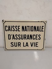 Plaque Émaillée " Caisse