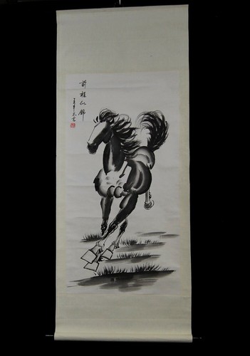 Peinture calligraphie kakemono - peinture,