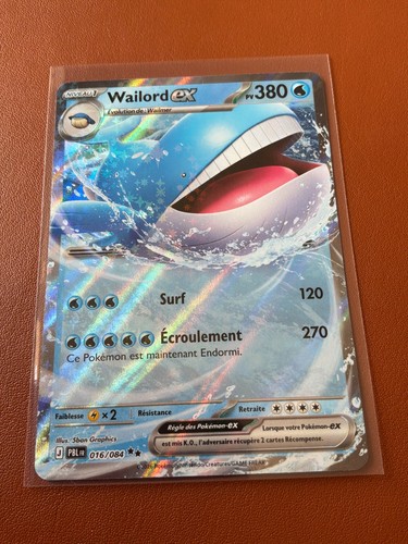 Carte pokemon wailord - wailord, 016/084