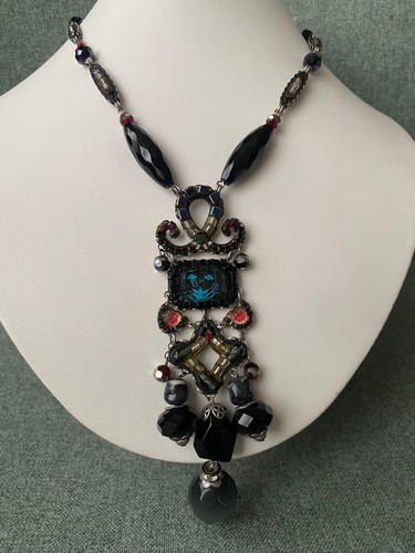 Collier long ayala bar noir - collier,