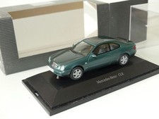 MERCEDES CLK COUPE W208 Vert HERPA 1:43