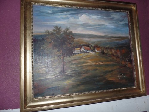 Tableau huile sur - huile,