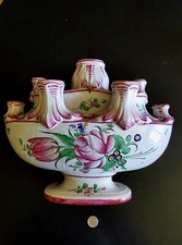 grand Vase Tulipiere St Clement Lorraine Fleur Tulipe Ceramique  Sc Chateau