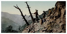 Colorado, Mining, a Miner’s Blacksmith  Tirage vintage print, photochromie, 