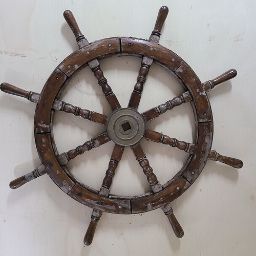 Volant ancien bois - volant,