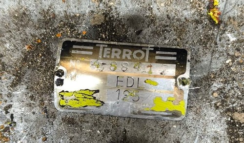 Plaque terrot edl 125 - plaque,