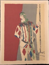 BRIANCHON MAURICE ARLEQUIN LITHOGRAPHIE