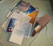 Oeuvre complète JACQUES BREL Grésivaudan 1979 Vélin d'Arches 2x 46 Lithographies