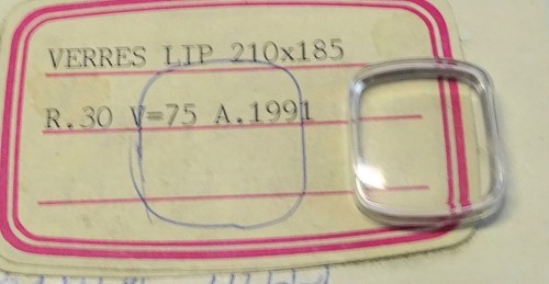 Rare verre montre - verre, lip