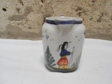 Ancien Pot à Lait en faience de Quimper marqué : HB QUIMPER  277