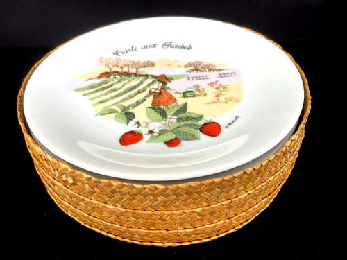 Assiettes dessert - 7,