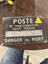 Ancienne Plaque Poste De
