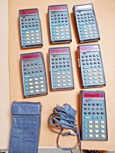 Seven calculators all - hp,