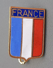 Insigne émail FRANCE miniature Drapeau Politique Patriotique ancien ORIGINAL