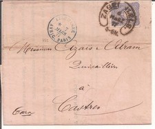 LETTRE COVER,LAC,Bas-Rhin,ZABERN i ELS Fer à Cheval;All.Yv 33 Saverne;6/3/1877