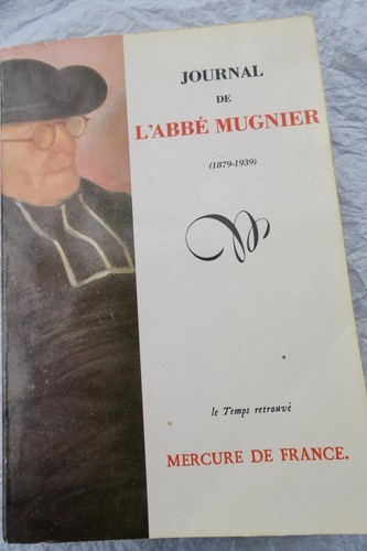 Abbé mugnier journal - abbé,