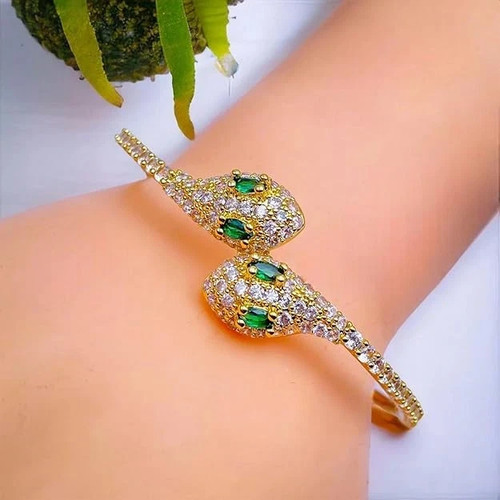 Bracelet serpent kada or - bracelet,
